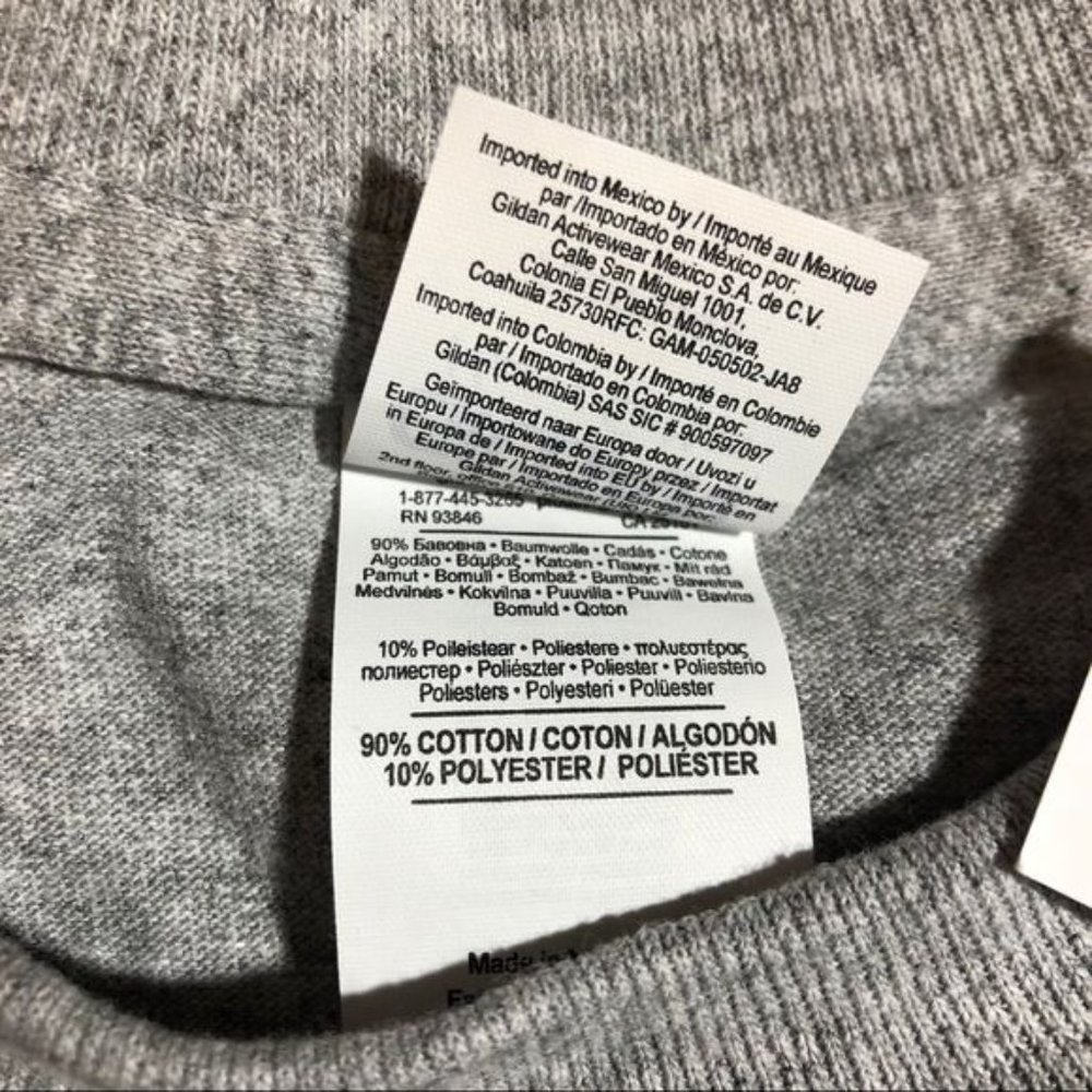 Add on item only Best buds beer, hamburger, gray, short sleeve crewneck T-shirt - Picture 5 of 5